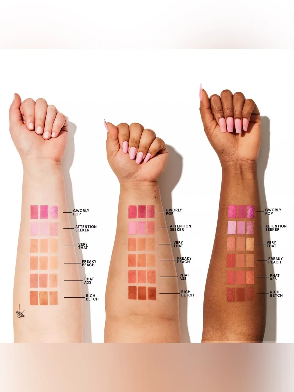 ONE/SIZE by Patrick Starrr Cheek Clapper 3D Blush Trio Palette - Attention Seeke